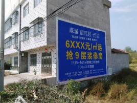 浦北墙体广告质量分析
