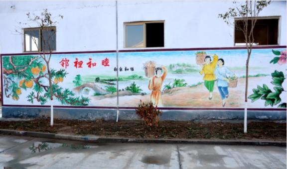浦北乡镇文化墙 乡风文明焕发新活力