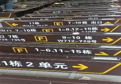 浦北广告标识中，常见的几种安装方式。